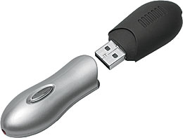 Сувенир, подарок - USB-флэш-карта на 512 Mб с лазерной указкой