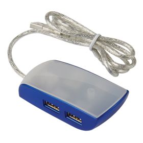 Сувенир, подарок - USB-разветвитель на 4 порта c подсветкой