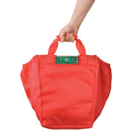 Сувенир, подарок - Сумка для покупок красная