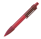 Авторучка BOOSTER transparent, красная